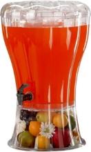 Clear Drink 3.5 Gallon Plastic Beverage Dispenser with Stand, Spigot, Retail $60.00