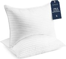Beckham Hotel Collection Bed Pillow, Standard/Queen, Set of 2, Retail $60.00