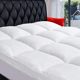 COONP Queen Mattress Topper, Extra Thick Pillowtop, 60" x 80" x 18", Retail $100.00