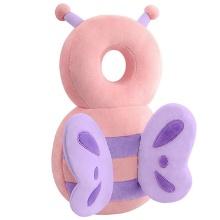 Baby Walker Head Protector Backpack Wear Safety Pad, (Pink Butterfly), Retail $20.00