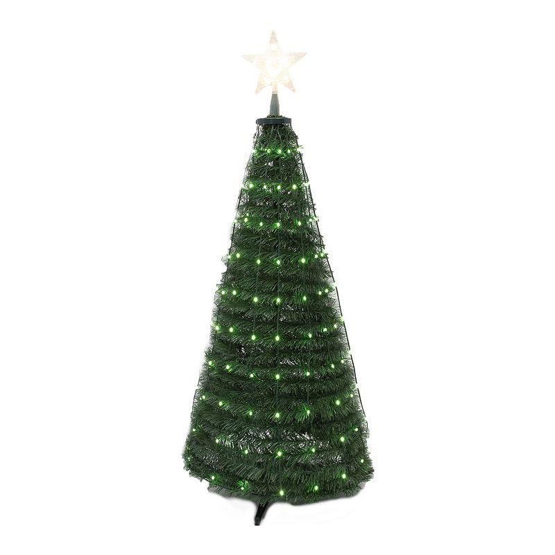 4-ft. Lit Indoor RGB Christmas Tree, Multicolor, Retail $119.00