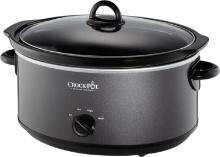 Crock-Pot 7 Quart Slower Cooker, Food Warmer, Charcoal, Retail $45.00