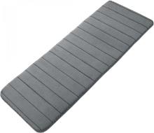 Memory Foam Bath Mat, 59" x 24", Dark Grey, Retail $45.00