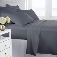 Swift Home | Twin Extra-Long Microfibre 4-Piece Navy Blue Bed Sheets | Rona, Retail $70.00