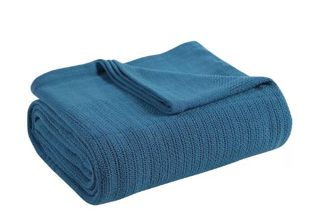 Fiesta Blanket, King Size, Blue, Retail $75.00