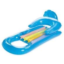Funsicle Sky Blue Relaxing Lounge Inflatable Pool Float, Adults, Retail $20.00