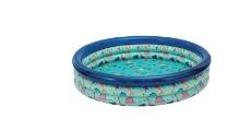 Bluescape Blue Dino 3-Ring Inflatable Swimming Pool for Kids, Round, Retail $20.00