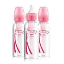 Dr. Brown'S Natural Flow Anti-Colic Options+ Narrow Baby Bottle 8oz/250mL, 3-Pack, Retail $20.00