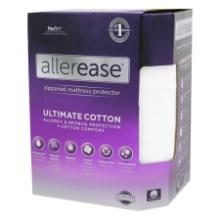 Allerease Ultimate Cotton Allergy Relief Zippered Mattress Protector, King, Retail $50.00