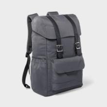 Fitted Flap Backpack, Gray, Retail $30.00