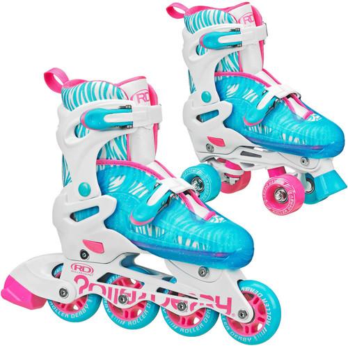 Roller Derby RD 2N1 Inline/Quad Roller Skates Combo, Girl. $45.97 ERV