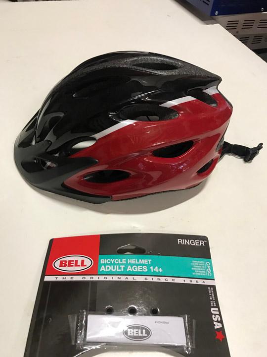 Bell Sports Ringer Slate Adult Bike Helmet, Red/Black. $20.39 ERV