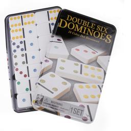 Double Six Dominoes in Tin. $6.76 ERV