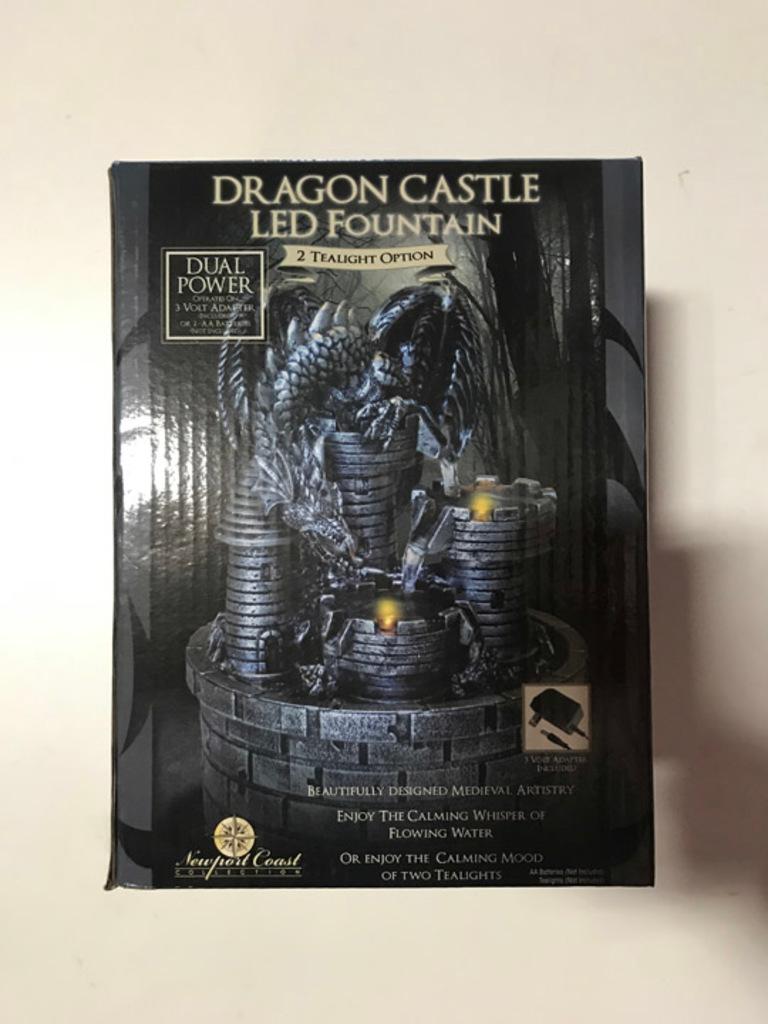 port Coast Collection Dragon Castle LED Fountain. $11.41 ERV