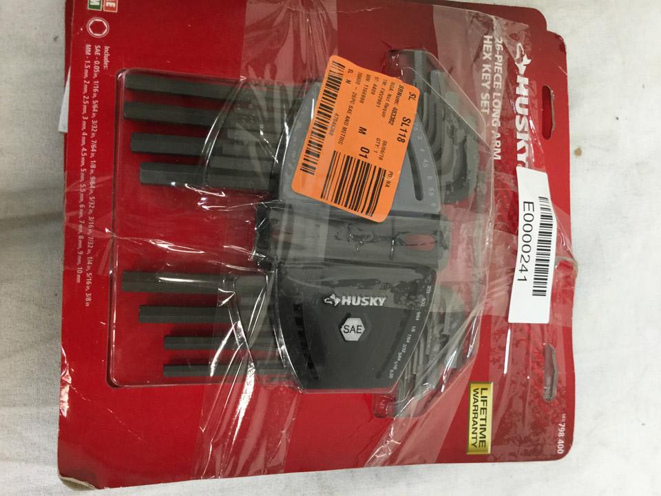 Husky SAE/Metric Long Arm Hex Key Set (26-Piece). $17.22 Est. MSRP