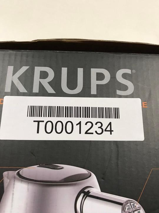 KRUPS PRGM KETTLE. $57.43 ERV