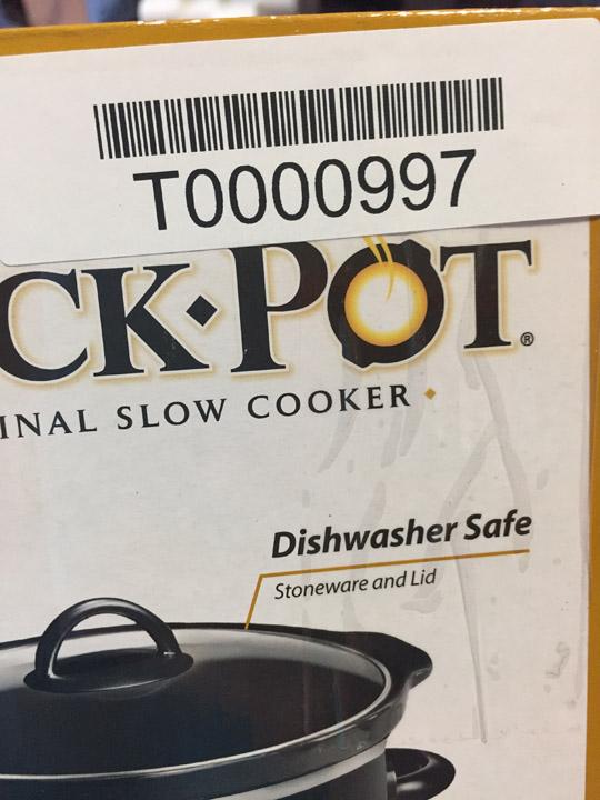 Crock-Pot 2-QT Round Manual Slow Cooker, Black. $28.75 ERV