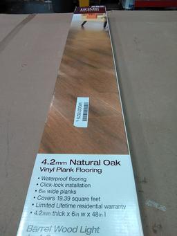 Home Decorators Natural Oak 6 in.x48 in. Resilient Luxury Vinyl Plank Flooring $53.29 ERV