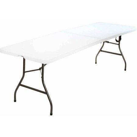 Cosco 8' ft Centerfold Table, White. $75 MSRP