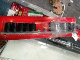 3/8 in. Drive Torque Wrench; 1/2 in. Drive Impact Socket Set;Professional Wood Chisel Set. $163 MSRP