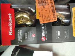 Kwikset Juno Entry Knob; Kwikset Deadbolt; Kwikset Deadbolt; Defiant Entry Door Lever. $119 MSRP