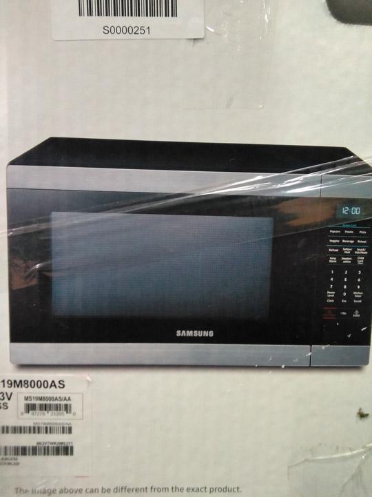 Samsung 1.9 cu. ft. Countertop Microwave - Stainless Steel. $195 MSRP