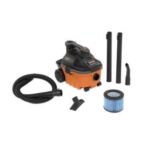 RIDGID 4 Gal. 5.0-Peak HP Portable Wet/Dry Vacuum. $92 MSRP