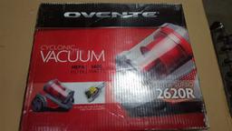 Ovente Bagless Canister Cyclonic Vacuum Ã¢â‚¬â€œ HEPA Filter Ã¢â‚¬â€œ Includes Pet/Sofa. $87 MSRP