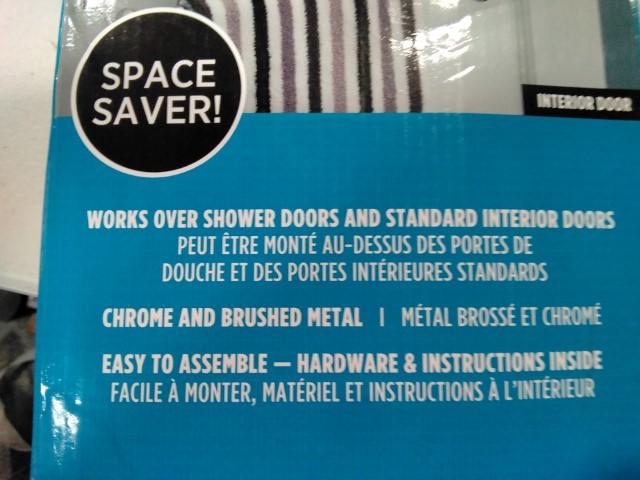 InterDesign York Over-the-Shower Door Triple Towel Rack. $23 MSRP