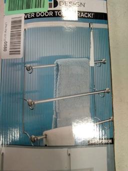 InterDesign York Over-the-Shower Door Triple Towel Rack. $23 MSRP