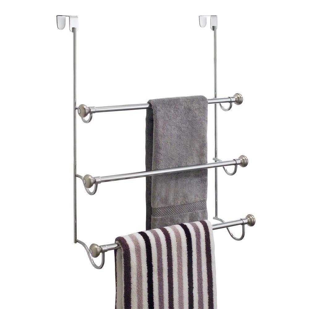 InterDesign York Over-the-Shower Door Triple Towel Rack. $23 MSRP