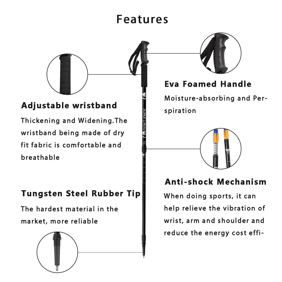 Trekking Poles. $23 MSRP