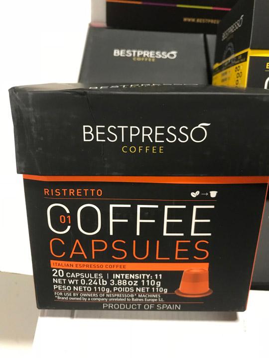 Bestpresso Coffee for Nespresso OriginalLine Machine 120 pods . $53 MSRP