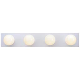 Westinghouse 6659500 4-Light Interior Bath Bar, White Finish. $24 MSRP