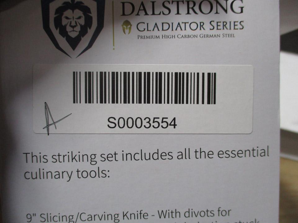 DALSTRONG Knife Set Block - Gladiator Series Knife Set - German HC Steel - 8 Pc. $322 MSRP