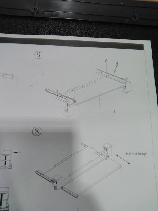 Clamp On Keyboard Tray Office Under Desk Ergonomic Desks Wood Clamps . $80 MSRP