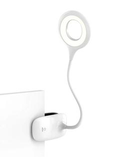 Rechargeable clip on reading light, Wellnest(White) Cordless&Portable Clip on Lights ,$13 MSRP
