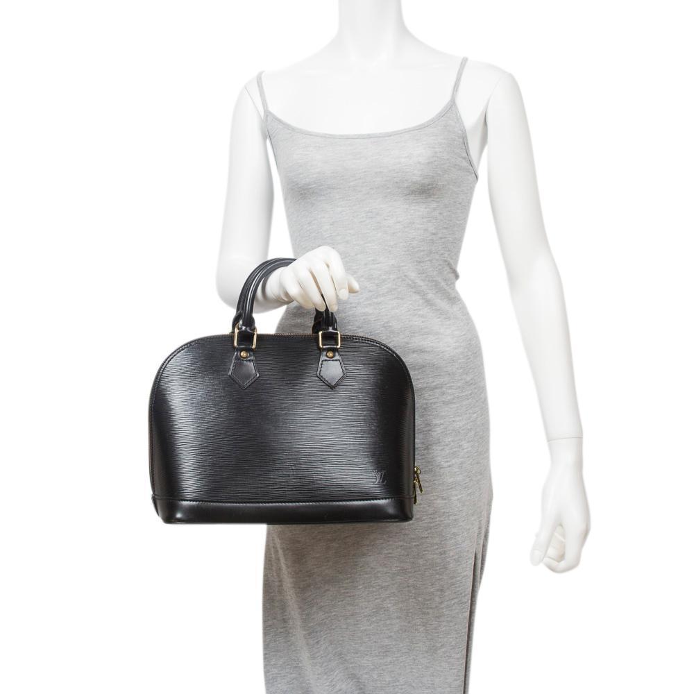 Louis Vuitton Alma Black Handbag