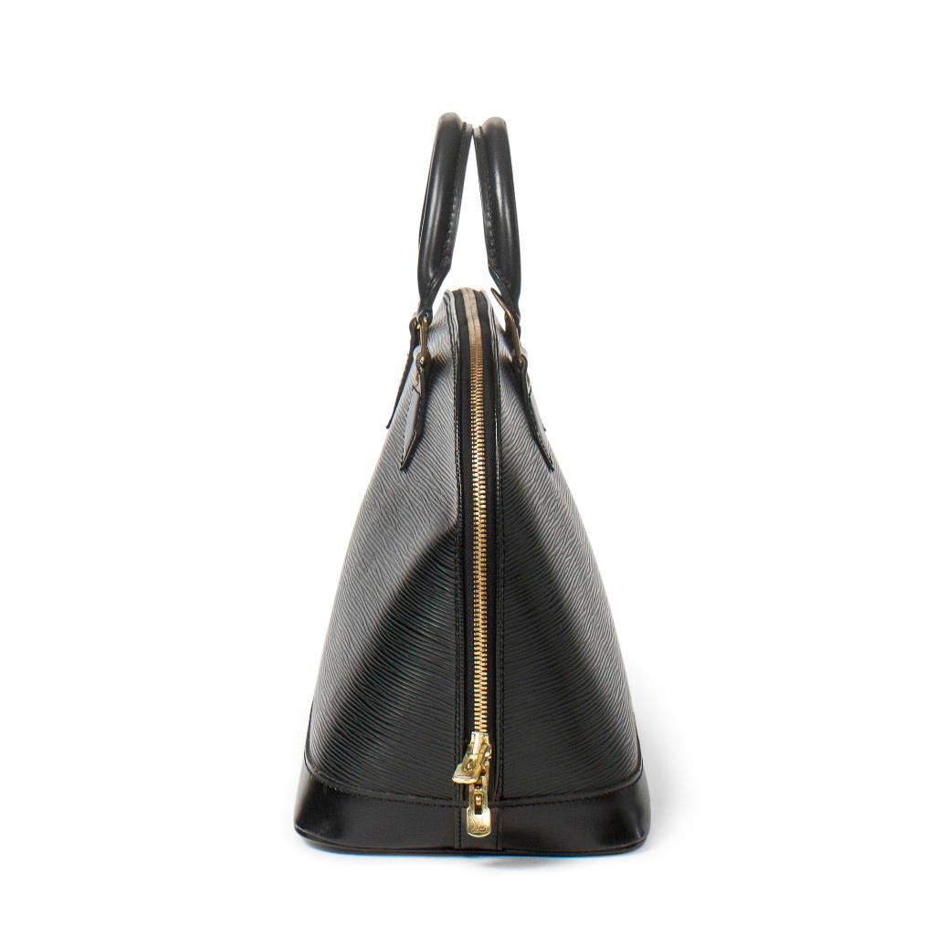 Louis Vuitton Alma Black Handbag