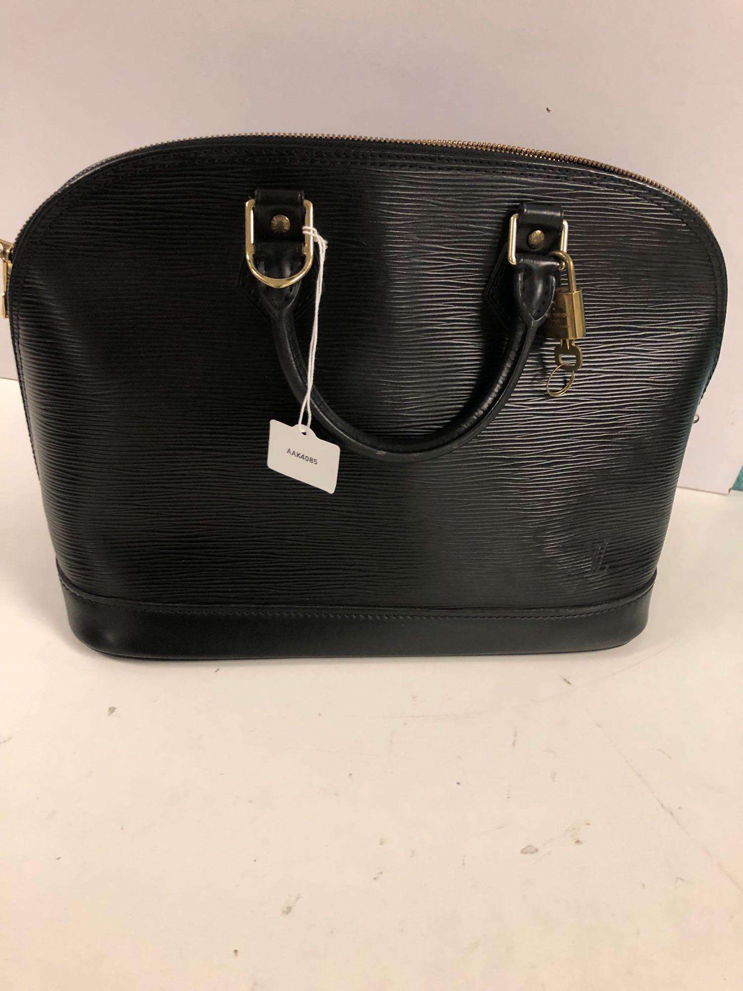 Louis Vuitton Alma Black Handbag