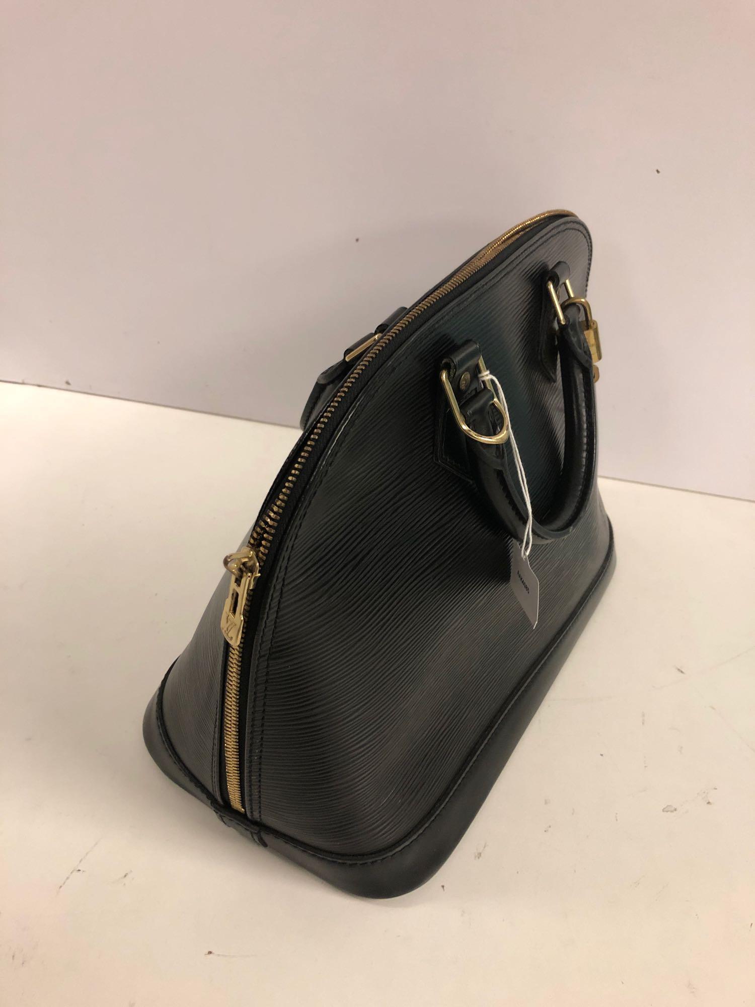 Louis Vuitton Alma Black Handbag