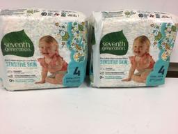 Seventh Generation Baby Diapers, Free-and-Clear for Sensitive Skin, $ 18 MSRP