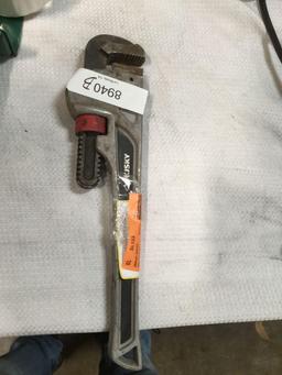 Husky Aluminum Pipe Wrench, $18 MSRP