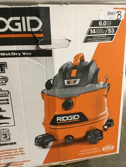 RIDGID 6.0-Peak HP NXT Wet Dry Vac with Auto Detail Kit, $99 MSRP