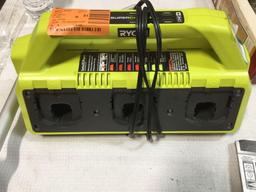 RYOBI 18-Volt ONE+ 6-Port Dual Chemistry IntelliPort SUPERCHARGER, $99 MSRP