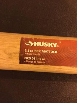 Husky 2.5 lb. Pick Mattock with 36 in. Hardwood Handle