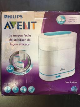 Philips AVENT 3-in-1 Electric Steam Sterilizer - $38.49 MSRP