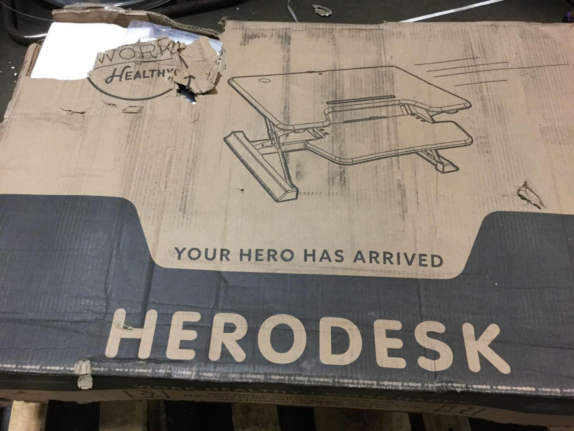 HeroDesk New! Height Adjustable Standing Desk - $199.99 MSRP