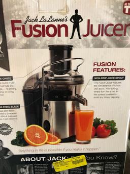 Jack LaLanne's Fusion Jucier New Unused in Open Box SLH90 100 Anniversary - $53.89 MSRP