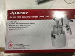 Husky Siphon Feed General Purpose Spray Gun $49.98 MSRP